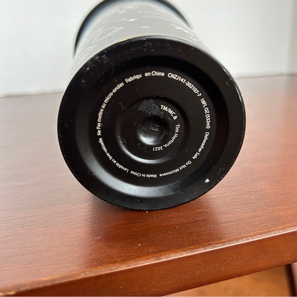 Tim Hortons 18 Oz. Black Metal Travel Mug 2021 Winter Hobby - Picture 6 of 7